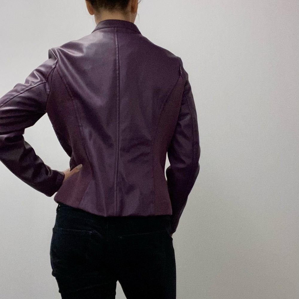 Colleen Lopez faux leather jacket View 4
